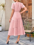 tiered-notched-short-sleeve-dress OhSoStyled at Sophia's Style-3